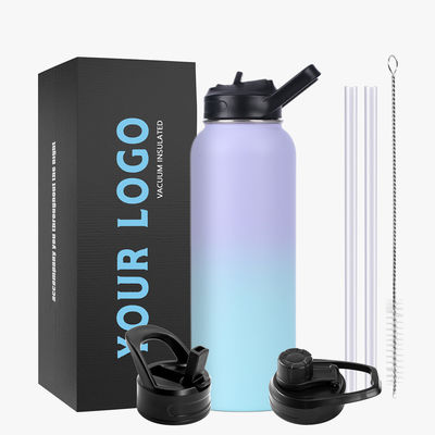 Performance di isolamento termico Tenere freddo per 24 ore 32oz bottiglia d'acqua in acciaio inox