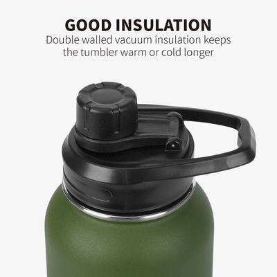 Performance di isolamento termico Tenere freddo per 24 ore 32oz bottiglia d'acqua in acciaio inox