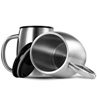 Boccale da birra in acciaio inossidabile a doppia parete con bicchieri OEM personalizzati in stile design europeo