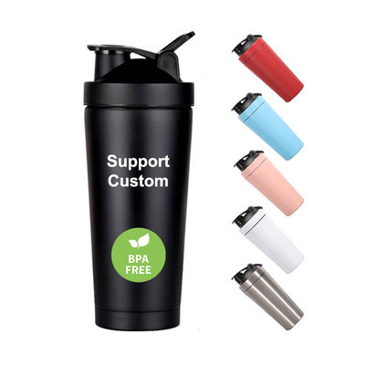 Logo personalizzato accettabile 500g BPA Free Gym Isolato Shaker bottiglia con design portatile