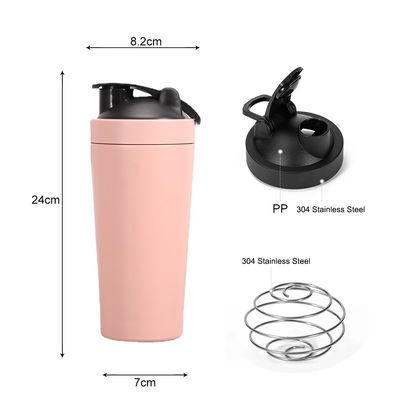 Logo personalizzato accettabile 500g BPA Free Gym Isolato Shaker bottiglia con design portatile