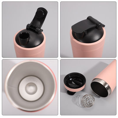 Logo personalizzato accettabile 500g BPA Free Gym Isolato Shaker bottiglia con design portatile
