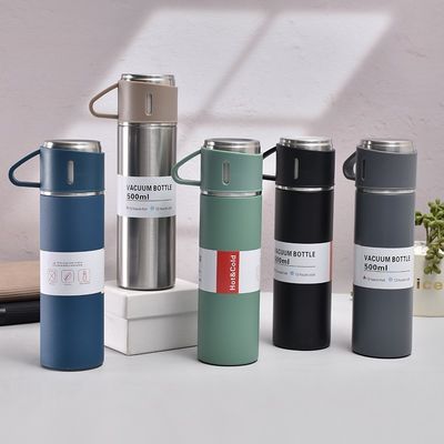 Termo in acciaio inossidabile 17oz bottiglia idrossicurata con maniglia 330g progettata per gli adulti
