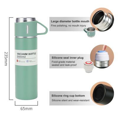 Termo in acciaio inossidabile 17oz bottiglia idrossicurata con maniglia 330g progettata per gli adulti