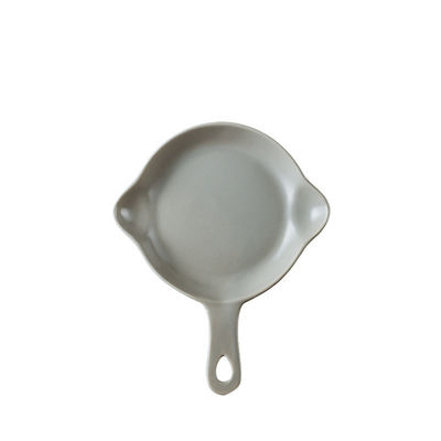 Le pentole in ceramica in stile nordico con manico singolo di 5 cm e logo personalizzato