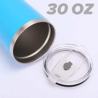 30oz BPA GRATUITO Insulated Tumbler Acciaio inossidabile Tazza aspirapolvere con coperchio Logo del cliente
