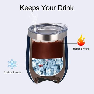 1 Tazza di caffè termosica in acciaio inossidabile a prova di perdite da 12 oz per uso sostenibile