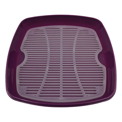 1 livello di plastica quadrata per microonde per verdure e riso
