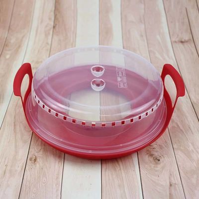 Coperchio alimentare isolante in plastica con vassoio senza BPA e pronto per il riscaldamento a microonde