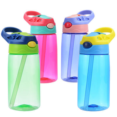 Logo personalizzato Bpa Gratis Bambini Bottiglia d'acqua con sostegno di paglia Tour Attività all'aria aperta