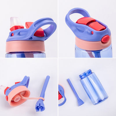 Logo personalizzato Bpa Gratis Bambini Bottiglia d'acqua con sostegno di paglia Tour Attività all'aria aperta