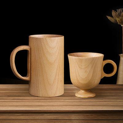 Tazza da caffè in legno giapponese creativa per uso domestico