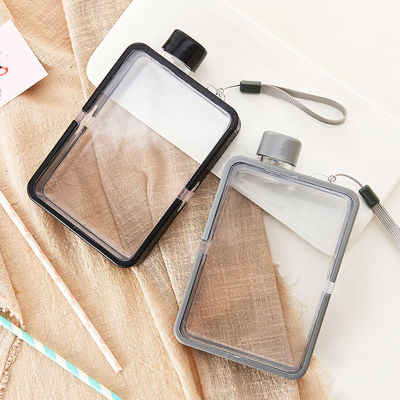 380 ml di BPA Free Square Sport Water Bottle con logo personalizzato e design minimalista