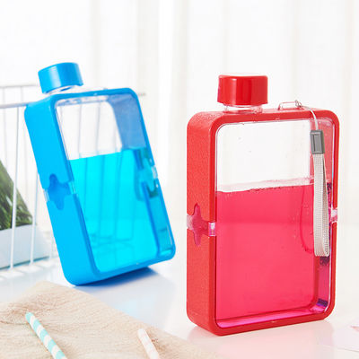 380 ml di BPA Free Square Sport Water Bottle con logo personalizzato e design minimalista