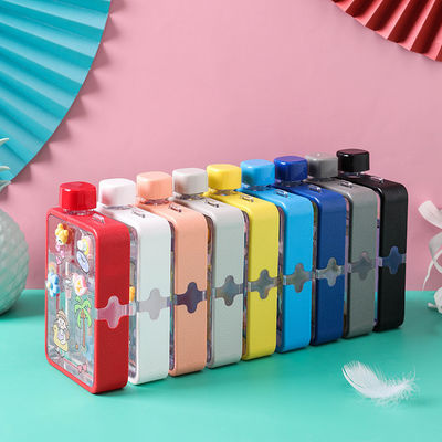 380 ml di BPA Free Square Sport Water Bottle con logo personalizzato e design minimalista