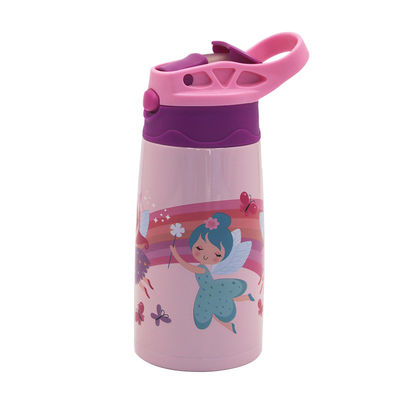 Isolamento termico su misura TOUR Kids Bottiglia d'acqua con acciaio inossidabile e coperchio libero da BPA