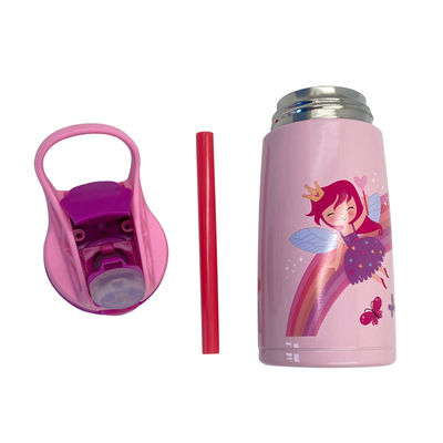 Isolamento termico su misura TOUR Kids Bottiglia d'acqua con acciaio inossidabile e coperchio libero da BPA