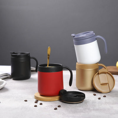 Logo personalizzato accettabile 350ML12oz Tazza da caffè in acciaio inossidabile con maniglia