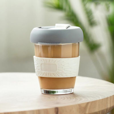 1 pezzo logo personalizzato borosilicato isolante tazza da caffè Tumbler per la bottiglia d'acqua