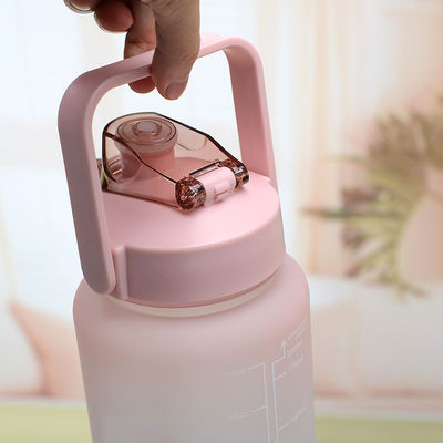 Logo personalizzato Acceptabile bottiglia d'acqua da 64 once paglia rimovibile per fitness e sport