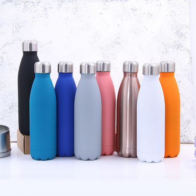 Bottiglie di acqua potabile dirette Logo di design personalizzato Dotato di rivestimento anticorrosione