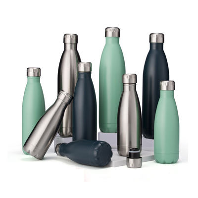 Bottiglie di acqua potabile dirette Logo di design personalizzato Dotato di rivestimento anticorrosione