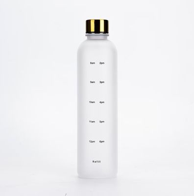 32 oz di Tritan BPA Free Water Jug con LID e Time Marker Straw per Sport Fitness Gym