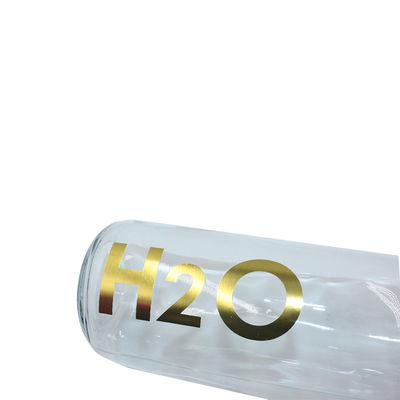 2020 Tour Logo personalizzato e bottiglia d'acqua in vetro eco-amichevole con metodo di consumo diretto