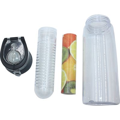 Logo personalizzato Bottiglie d'acqua sportive in plastica senza BPA per il ritorno a scuola 7.9x7.1x23.9cm