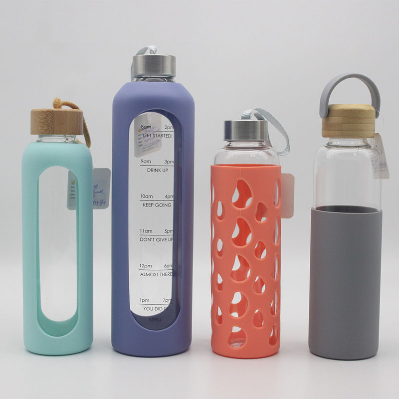 Bottiglia d'acqua di vetro personalizzata per l'acqua bollente applicabile TOUR Attività all'aperto Eco-friendly