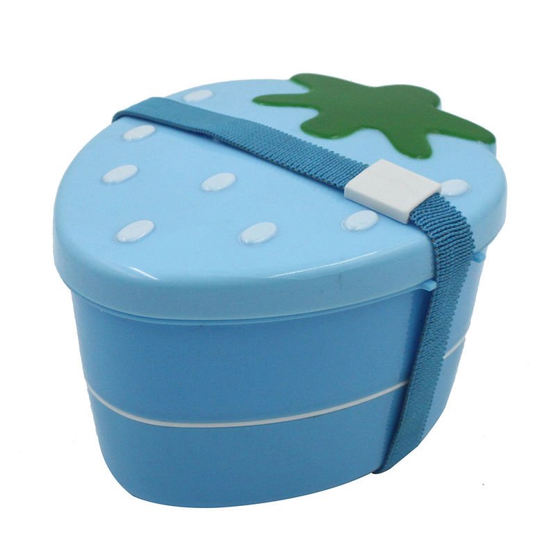 Contenitore alimentare a forma di fragola per bambini 15x12x8.7cm confezione customizzata a prova di perdita