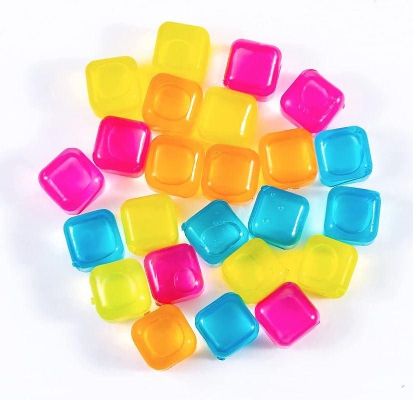 Colorati cubetti di ghiaccio refrigerabili 310g Realizzati in materiale alimentare, plastica senza BPA