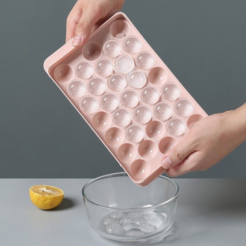 Confezionato BPA-Free Circolo Ice Tray per Freezer Piccolo Rotondo Ice Cube Trays Rotondo Sfera