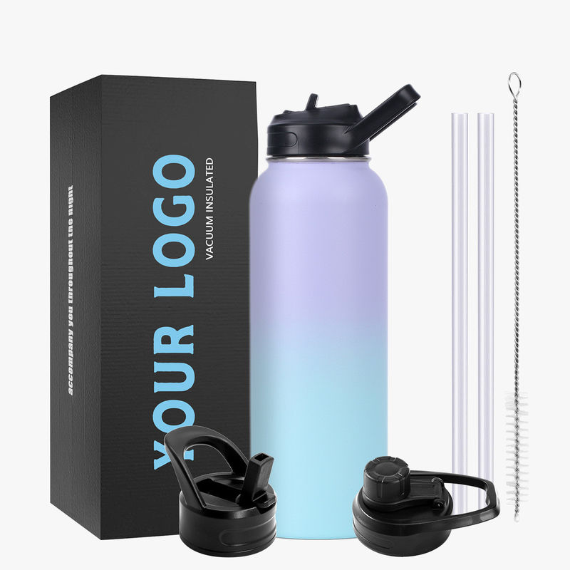 Performance di isolamento termico Tenere freddo per 24 ore 32oz bottiglia d'acqua in acciaio inox