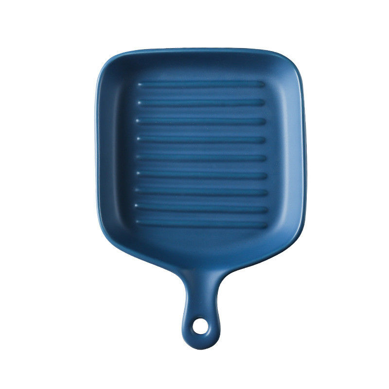 Le pentole in ceramica in stile nordico con manico singolo di 5 cm e logo personalizzato