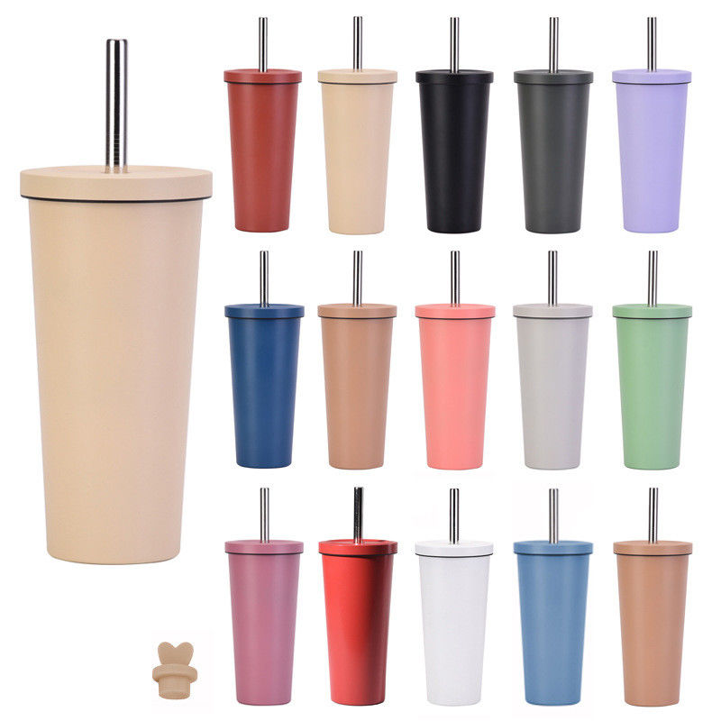 16oz 24oz Custom DIY Tazza di caffè Viaggi Tazza d'acqua doppia parete Acciaio inossidabile Tumbler