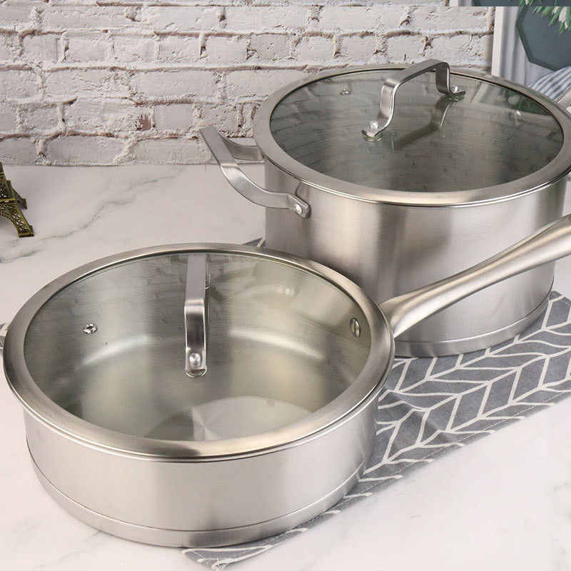1.65kg Set di utensili da cucina Pottine e pentole In acciaio inossidabile